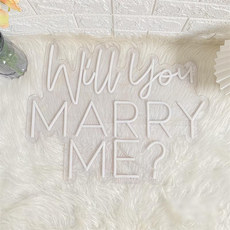 Will You Marry Me Neon Sign Birthday Wedding Decoration Wall Hanging Neon Led Sign Wedding Party Decor Room Neon Night Light Will You Marry Me Neon Sign Birthday Wedding Decoration Wall Hanging Neon Led Sign Wedding Party Decor Room Neon Night Light
